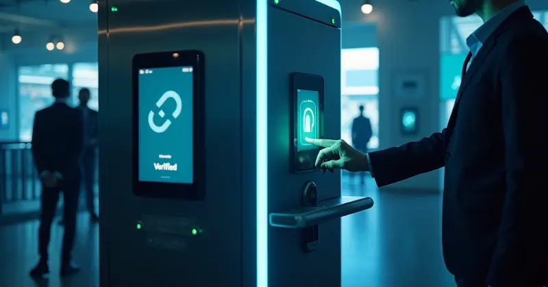 Biometric verification secure stadium entry