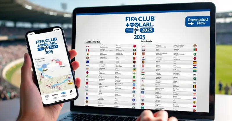 FIFA Club World Cup Schedule PDF download on device