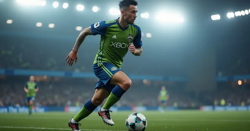 Sounders 2025 kit gameplay action