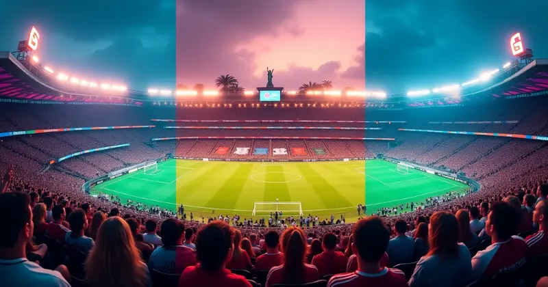 FIFA host cities stadium collage