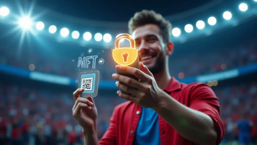 Verified sports tickets blockchain security smartphone