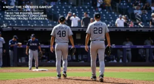 Yankees trade two top minor league pitchers to Rockies in exchange for McMahon.