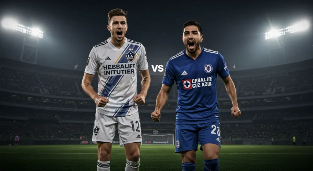 LA Galaxy starting lineup vs Cruz Azul with Marco Reus featured in team jersey.