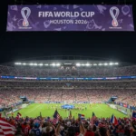 NRG Stadium Houston FIFA World Cup 2026 with cheering fans